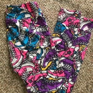 LLR converse style shoe leggings